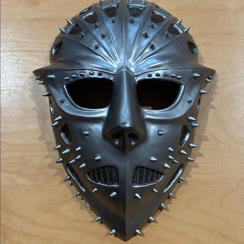 Wicked Jason Voorhees Silver Spiked Hockey Mask Friday the 13th Mylec wall art